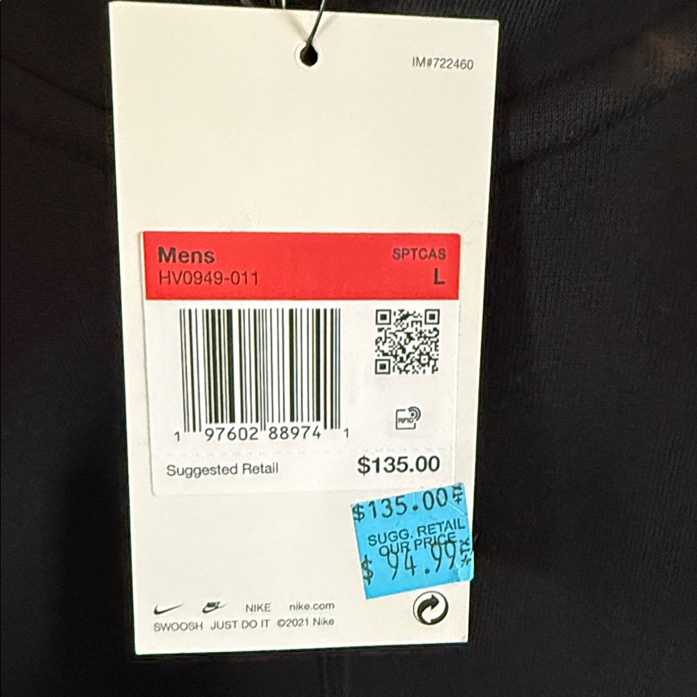 Nike Black and Gray Full-Zip Jacket - Picture 4 of 4